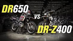 Suzuki DR650 vs DRZ400
