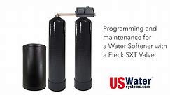 How to Program a Water Softener with a Fleck SXT Valve