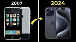 Evolution of iPhone 2007-2024