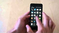 Amazon Fire Phone tutorial - Tour of OS and software