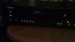 Sanyo VCR/DVD Player Of Tape