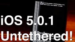 How to Untether Jailbreak iOS 5.0.1 With RedSn0w