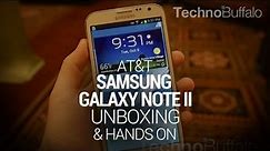 Galaxy Note II Unboxing & Hands On (AT&T)