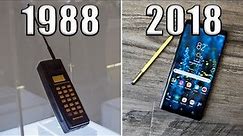 Evolution Samsung Phone 1988-2018 History