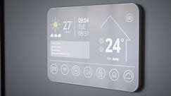 Smart home system on touchscreen control panel