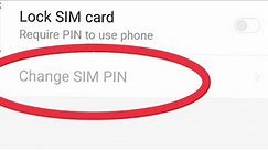 How To Change Sim Pin In Android