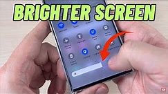 How to Do SCREEN BRIGHTER on Samsung Galaxy
