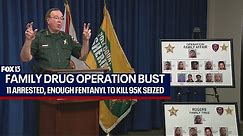 Full press conference 3 generations busted with fentanyl to kill 95K