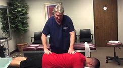 Severe Herniated Disc Patient's 1st Time Adjustment From Your Houston Chiropractor Dr Johnson
