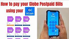 How to pay Globe Postpaid Bills using Gcash 2022