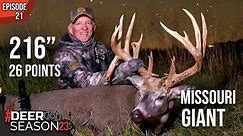 216” World Class Missouri Whitetail | Terry Drury’s Largest Buck Ever, 26 Points | Deer Season 23