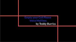 How to Empty your Iphone Voice Mail Box