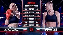 KSW 91 - Wiktoria Czyzewska vs. Petra Castkova