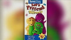 Let's Pretend with Barney (1993) - 1994 VHS