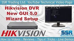 Hikvision DVR Wizard Setup & How to Configure Basic Settings Step Beginners Guide AcuSense 5.0 2022