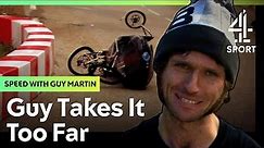 HUGE Crash As Guy Martin Attempts Gravity Race Record | Speed With Guy Martin