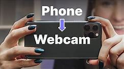 Use Your Phone As An External Webcam for HD Recordings