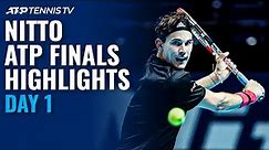 Thiem vs Tsitsipas; Nadal vs Rublev | Nitto ATP Finals 2020 Day 1 Highlights
