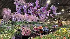 Pennsylvania Convention Center bursts with colorful flowers as Philadelphia Flower Show kicks off