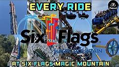 Every Ride At Six Flags Magic Mountain (2021)