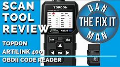 Topdon AL400 OBD2 Scan Tool Code Reader Review