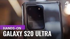 Samsung Galaxy S20 Ultra hands-on