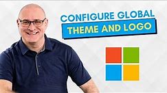 How to configure global theme and logo in Microsoft 365