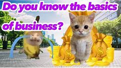 Do you know the basics of business? [Cat meme]