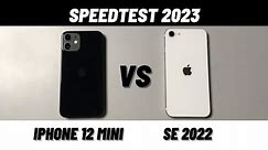 iPhone 12 Mini VS iPhone SE 2022 | SPEED TEST COMPARISON | BOOT UP TEST | BUDGET iPhone BATTLE