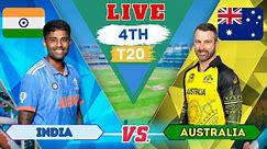 India vs Australia 4th T20I Cricket Match Live Score, IND Vs AUS Live score & commentary #livestream