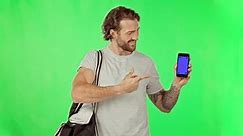 Fitness Flex Green Screen Man Phone Stock Footage Video (100% Royalty-free) 1102345535 | Shutterstock