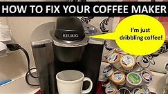 Broken Keurig won't brew! EASY HOW TO FIX IT with NO TOOLS! when nothing else works.