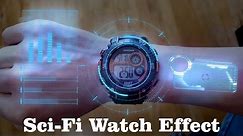 How to make a Sci-Fi Watch Hologram Effect in Davinci Resolve 16