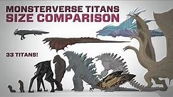 Monsterverse Titans Animated Size Comparison | REMASTERED | With New Titans!
