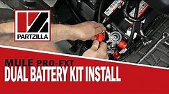 Kawasaki Mule Dual Battery Installation | Partzilla.com