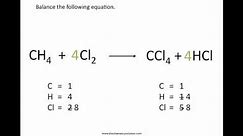 Balancing Chemical Equations - Chemistry Tutorial