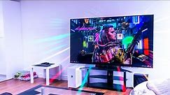 Living Room PC Gaming Setup - LG 86" 4K 120Hz Large NanoCell TV