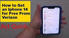 How to Get a Free Iphone 14 From Verizon