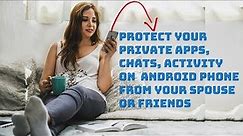 Best Free Android App lock - Fingerprint protect Whatsapp, Facebook