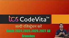 Don't Miss Out: TCS Codevita Registration Now Open for 2024-2027 Batch
