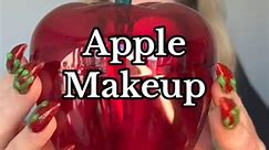32_Somehow I forgot to include a real apple 😂🍎 #asmr #makeup #satisfying #apple #tingles #sleep #sleepy #asmrmakeup | Mr Livvy