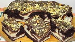 Ciasto Cielaczek czyli pyszny sernik łaciaty na kakaowym cieście