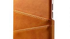 XRPow iPhone 7 Plus/ 8 Plus Wallet Card Case Synthetic Leather Slim Snap On Cover Card Holder Slot