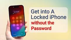 How to Get into A Locked iPhone without the Password [Tenorshare 4ukey]
