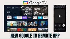 New Android TV Remote Control Interface| How to Use Google TV Remote