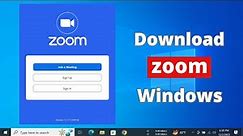 How to Download and Install Zoom App in Laptop or PC