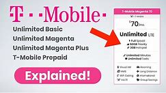 T-Mobile's Unlimited Data Plans Explained! (February 2020)