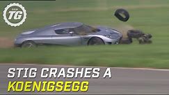 Stig Crashes Koenigsegg CCX (HQ) | Top Gear | Series 8 | BBC