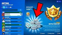 HOW TO GIFT BATTLE PASS WITH V-BUCKS IN FORTNITE 2024!