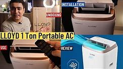 LLOYD Portable Air Conditioner Unboxing, Installation, Use, Review | Best Air Conditioner 2023